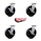 Service Caster 8 Inch Glass Filled Nylon Swivel Caster Set with Roller Bearings and Brakes SCC SCC-30CS820-GFNR-TLB-4 - alternate 5